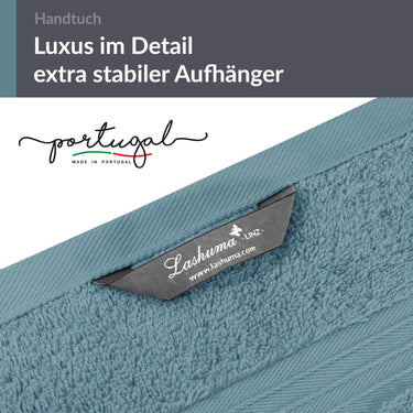 Handtuch Set 50x100 cm 2 Stück Blau - Tauben