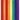 2x Gästehandtücher, kleine Handtücher 30x50 cm Regenbogen