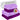 Handtuch Set Flieder - Aubergine, 2x Duschtücher 70x140 cm und Handtücher 2x 50x100 cm