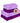 Handtuch Set Flieder - Aubergine, 2x Duschtücher 70x140 cm und Handtücher 2x 50x100 cm