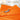 Gästehandtücher Set zweifarbig 30x50 cm 4 Stück Orange -  Grau