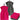 Gästehandtücher Set zweifarbig 30x30 cm 4 Stück Anthrazit -  Rot