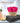 Gästehandtücher Set zweifarbig 30x30 cm 4 Stück Anthrazit -  Rot