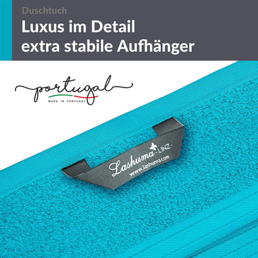 Duschtuch - Badetuch 70x140 cm Blau - Aquamarin