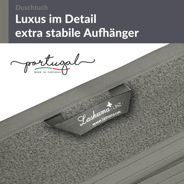 Duschtuch - Badetuch 70x140 cm Grau - Dunkel