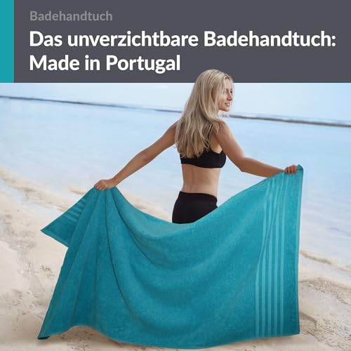 Badetuch 100x150 cm Grün - Nautic