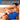 Badetuch groß 100x200 cm Blau - Capri