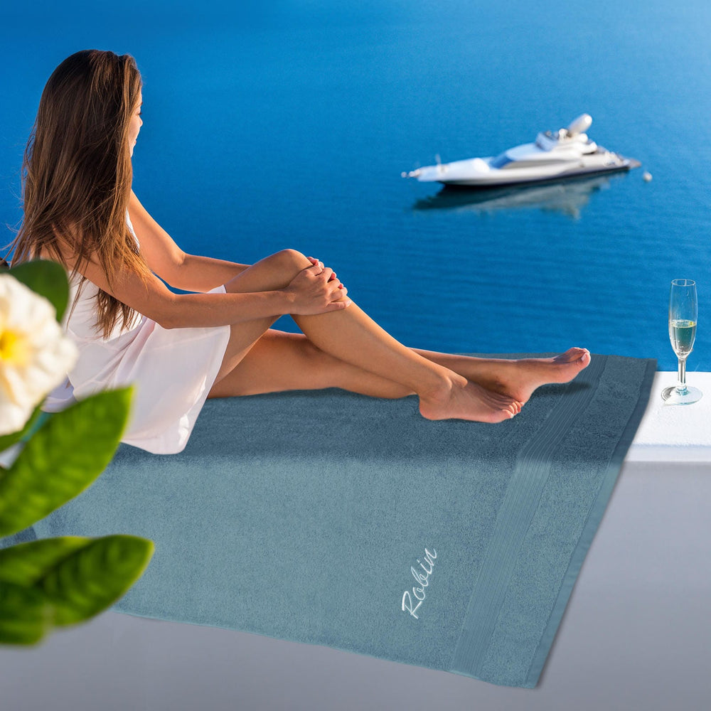 Linz Handtücher mit Namen bestickt, personalisiertes Handtuch für Sie