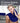 4er Handtücher Set 50x100 cm Baumwolle Blau - Marine