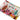Rechteckiges Gläsertablett, XXL Dessert Tablett 54x35 cm, Buntes Tablett Motiv: London