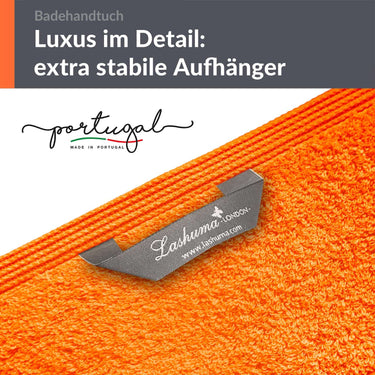 Badetuch 100x150 cm Orange - Clementinen