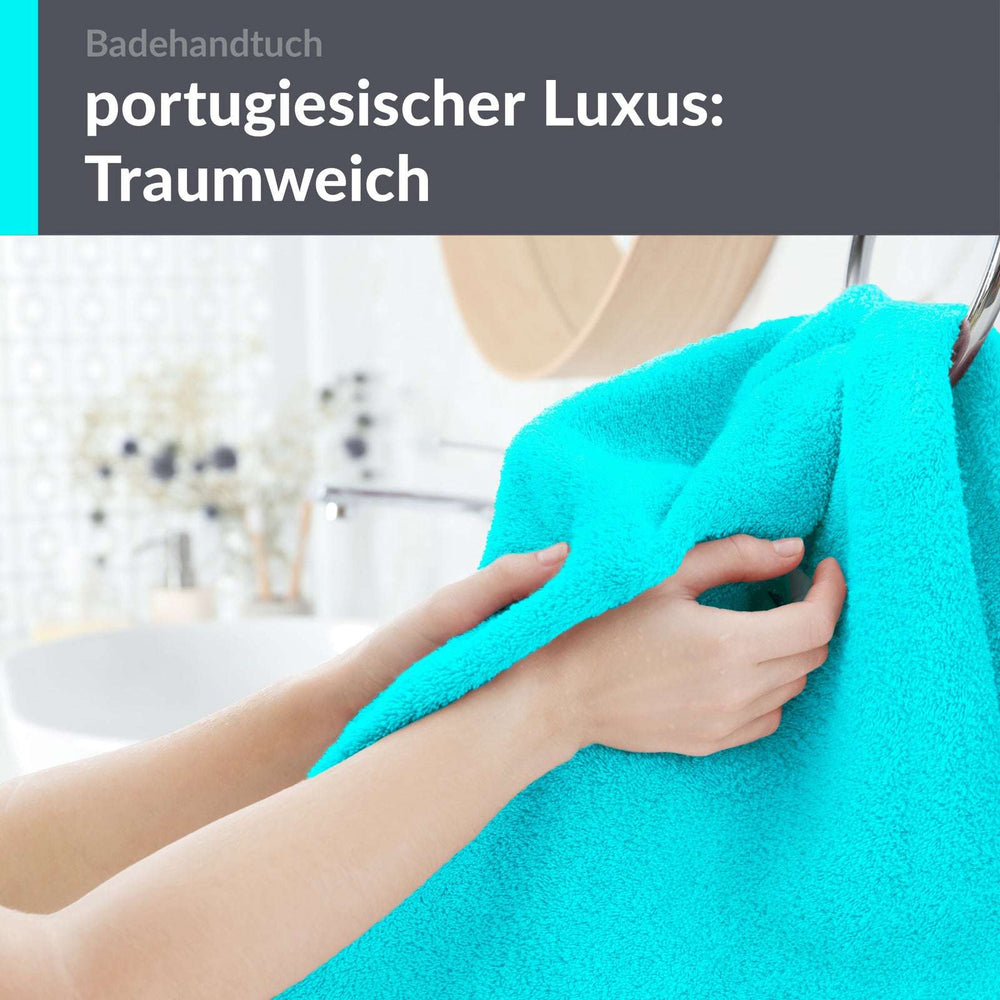Saunahandtuch 80x200 cm Türkis - Lagunen