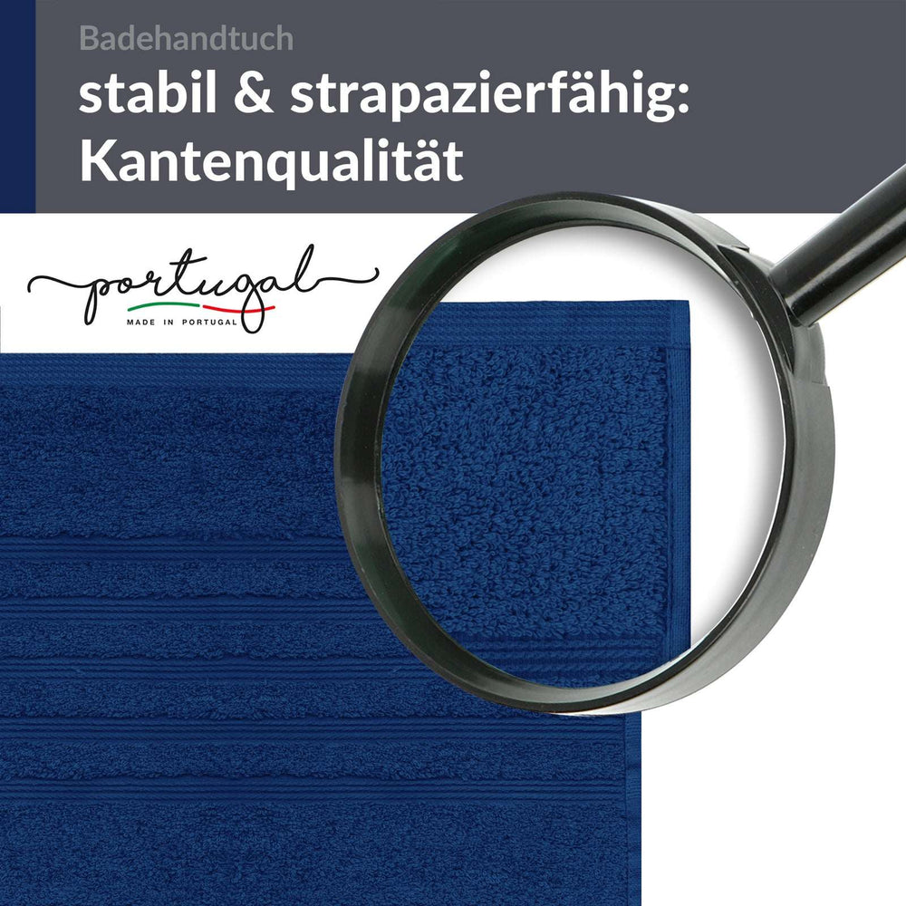 Saunahandtuch 80x200 cm Blau - Marine