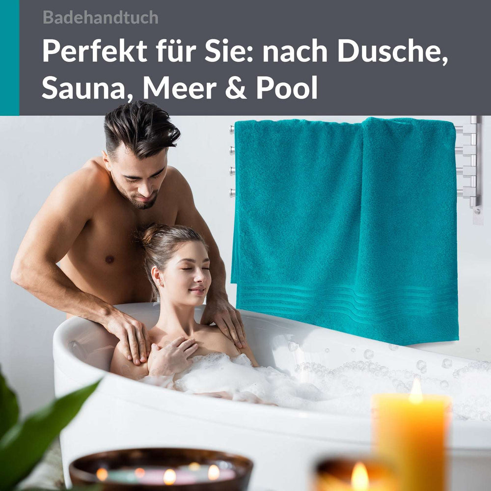 Badetuch 100x150 cm Grün - Nautic