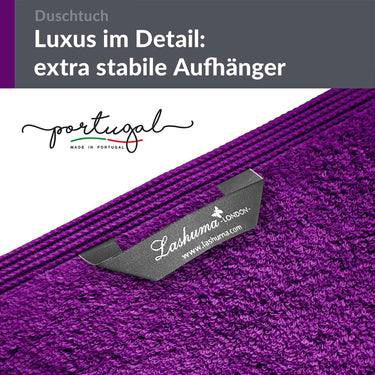 Duschhandtuch 70x140 cm Lila - Aubergine