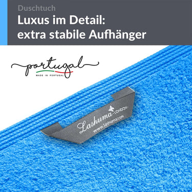 Duschtuch 70x140 cm 2er Set Blau - Capri