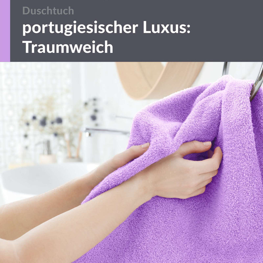 Duschhandtuch 70x140 cm Lila - Flieder