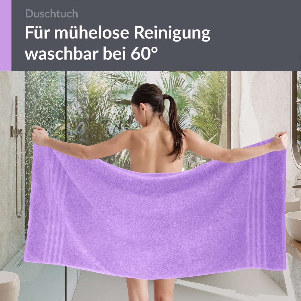 Duschhandtuch 70x140 cm Lila - Flieder