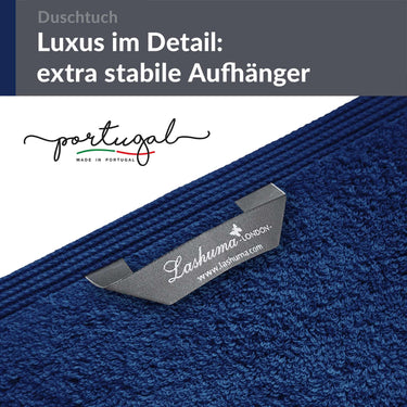 Duschtuch 70x140 cm 2er Set Blau - Marine