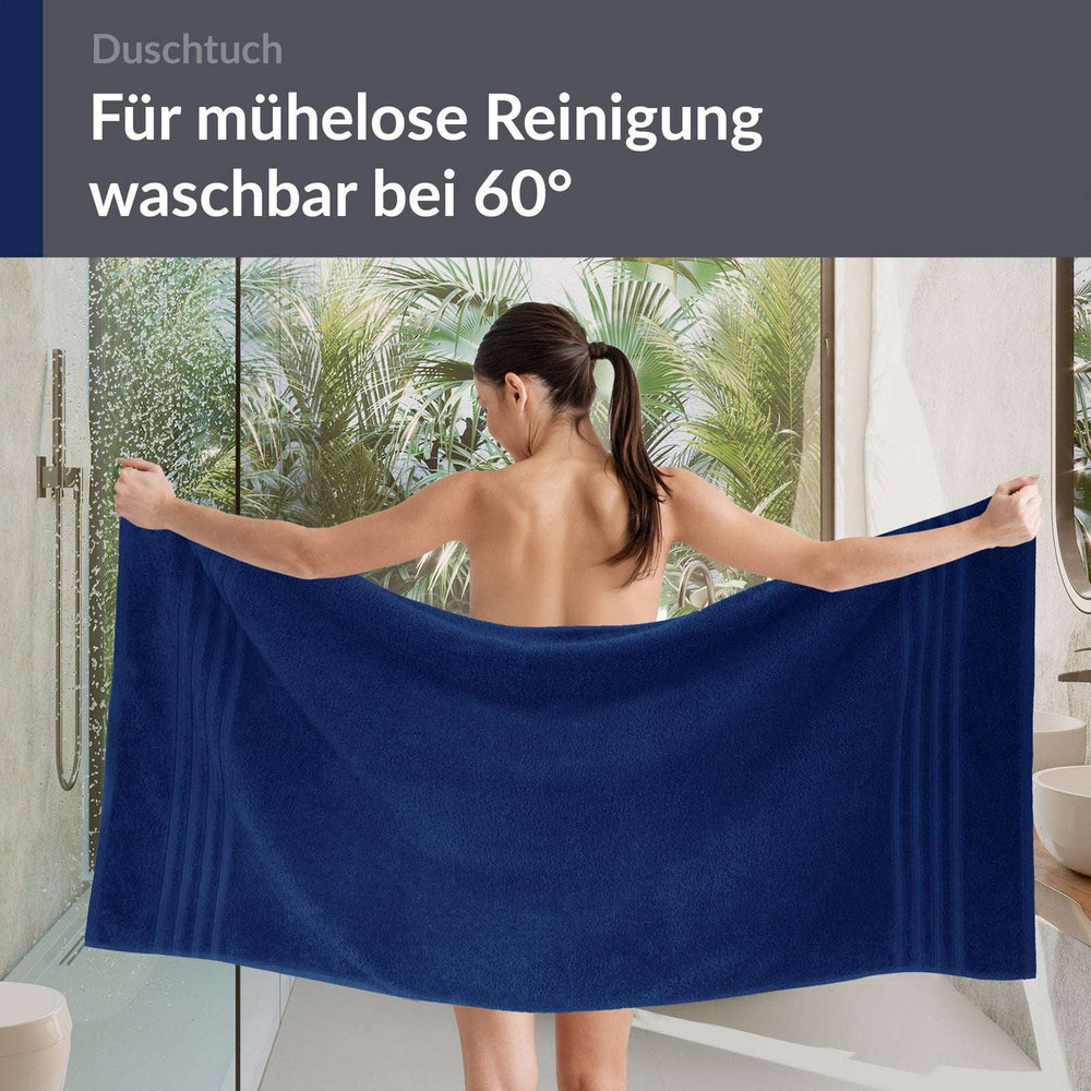 Duschhandtuch 70x140 cm Blau - Marine