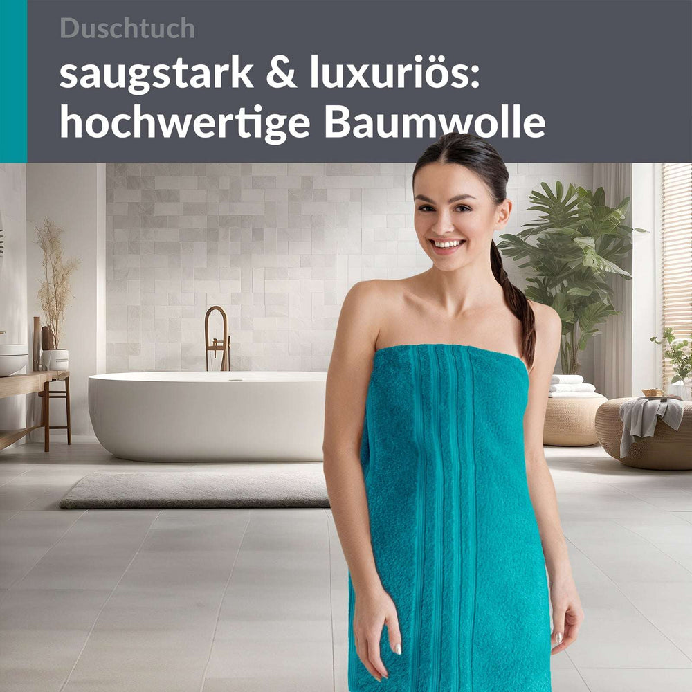 Duschhandtuch 70x140 cm Grün - Nautic