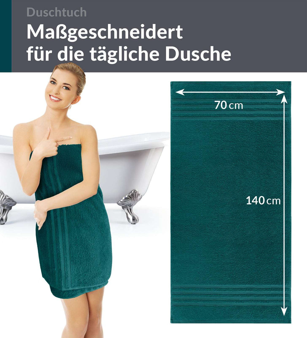 Duschhandtuch 70x140 cm Grün - Opal