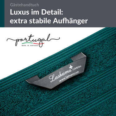 Gästehandtücher Set 30x50 cm 4 Stück Grün - Opal