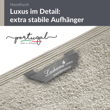 4er Handtücher Set 50x100 cm Baumwolle Grau - Kiesel