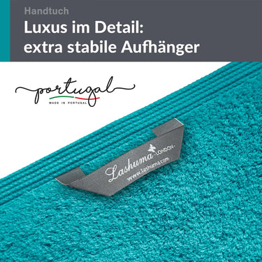 4er Handtücher Set 50x100 cm Baumwolle Grün - Nautic