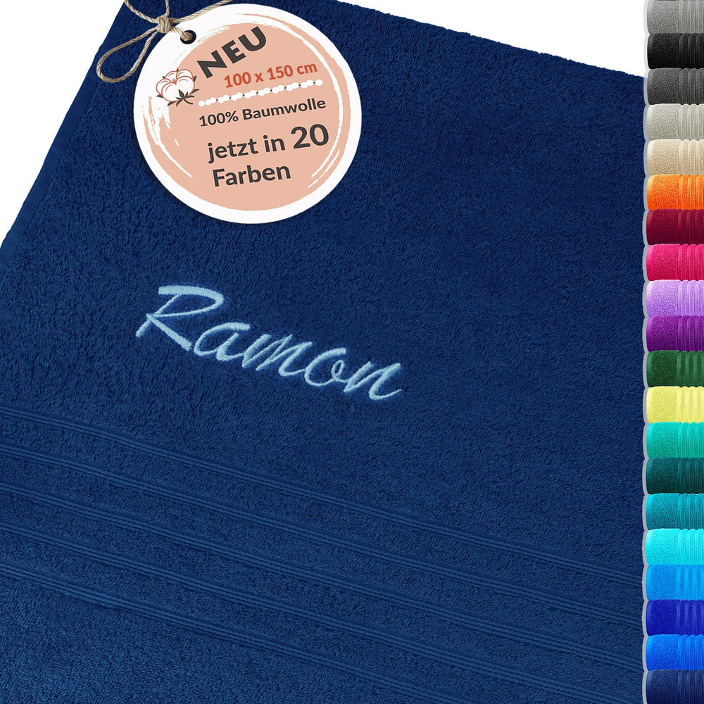 London Handtücher -  mit Namen bestickt - Ihr individualisiertes Handtuch