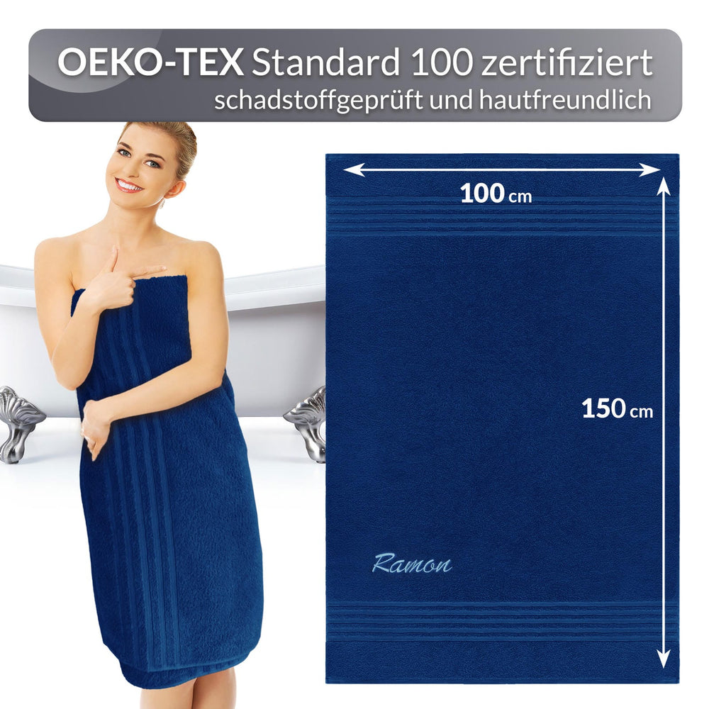 London Handtücher -  mit Namen bestickt - Ihr individualisiertes Handtuch