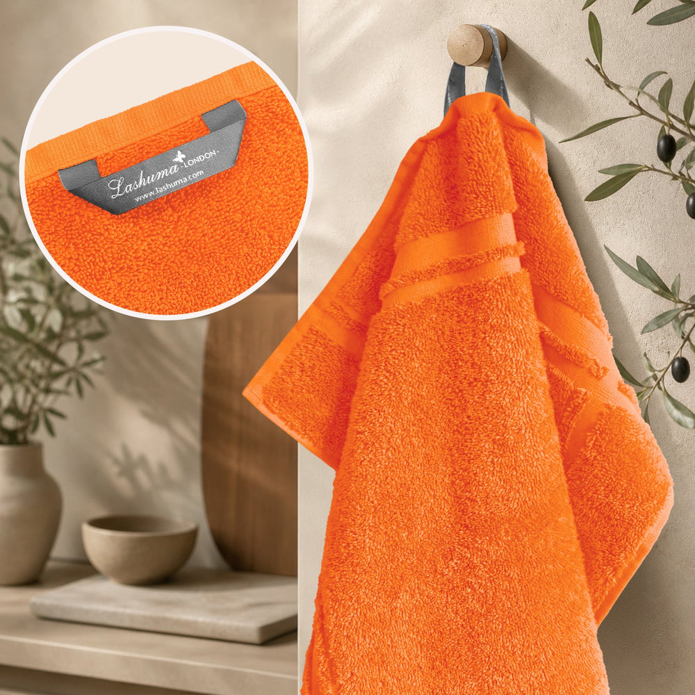 Küchenhandtücher Set 50x50 cm Orange - Clementinen
