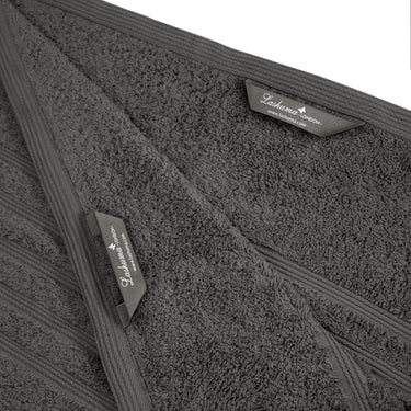 Saunahandtuch extra lang 80x220 cm Grau - Anthrazit
