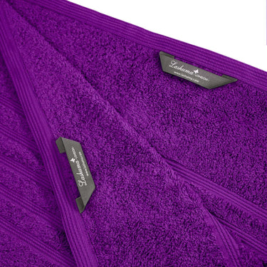 Badetuch groß 100x200 cm Lila - Aubergine