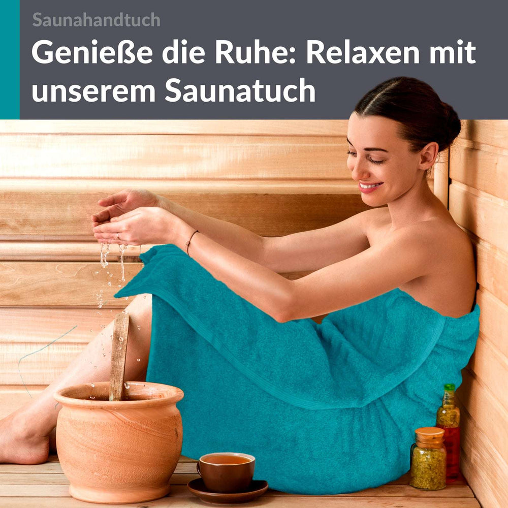 Saunahandtuch 80x200 cm Grün - Nautic