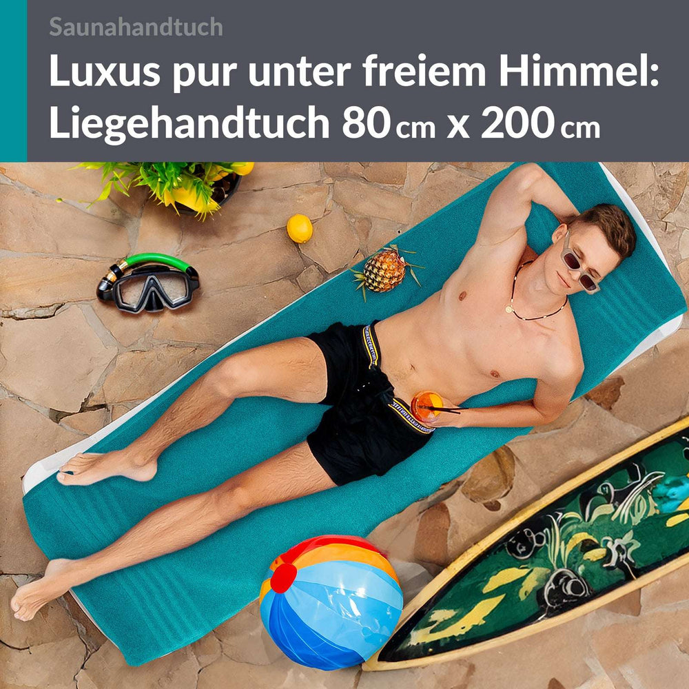 Saunahandtuch 80x200 cm Grün - Nautic