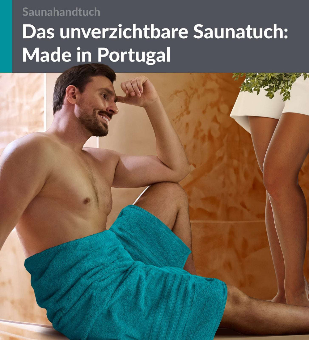 Badetuch groß 100x200 cm Grün - Nautic
