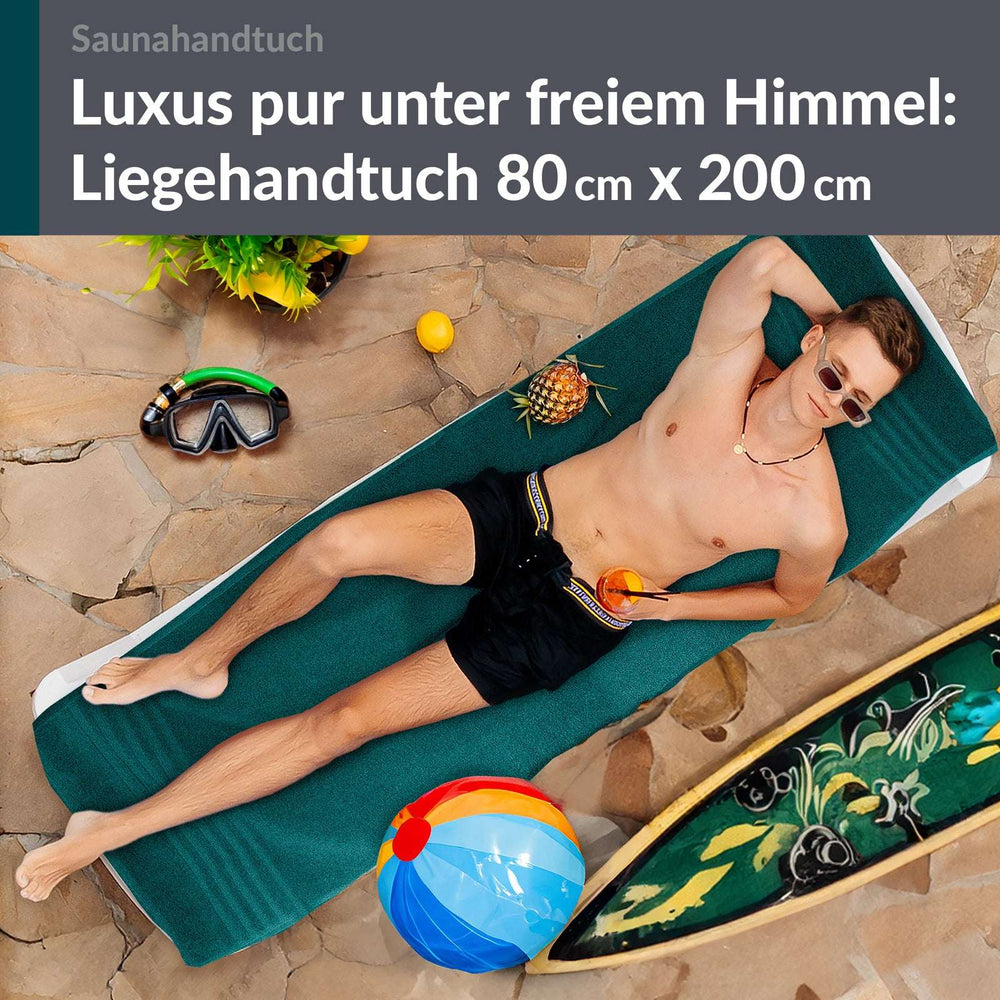 Saunahandtuch 80x200 cm Grün - Opal