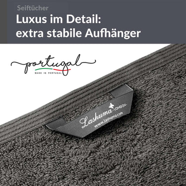 Waschlappen Set 30x30 cm 6 Stück Grau - Anthrazit