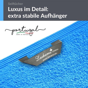 Waschlappen Set 30x30 cm 6 Stück Blau - Capri