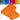 Duschtuch 2er Set 70x140 cm Orange, Lugano Badetücher