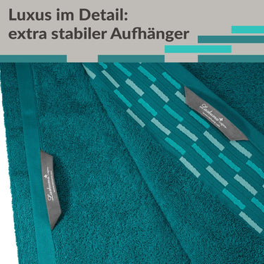 extra großes Badetuch 90x180 cm Opal - Grün