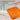 XXL Saunatuch 80x200 cm, Orange Lugano Liegehandtuch für Sauna
