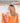 Saunahandtuch groß 100x200 cm, Lugano Saunatuch Orange