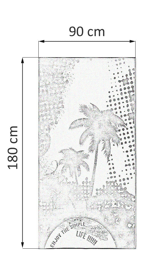 Strandtuch Las Palmas, Veloure - Frottee Badehandtuch 90x180 cm (Kopie)