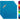 Frottee Küchenhandtücher 50x50 cm 4er Set Blau - Petrol