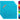 Frottee Küchenhandtücher 50x50 cm 4er Set Blau - Aquamarin
