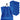 Seiftücher 30x30 cm, 6er Set Waschlappen Blau - Königsblau