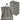 Seiftücher 30x30 cm, 6er Set Waschlappen Grau - Dunkel