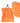 Seiftücher 30x30 cm, 6er Set Waschlappen Orange - Blutorange